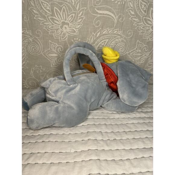Disney Dumbo Elephant Plush Purse 16 Inch Stuffed Animal Toy Handles Coin No Tag - Picture 4 of 7